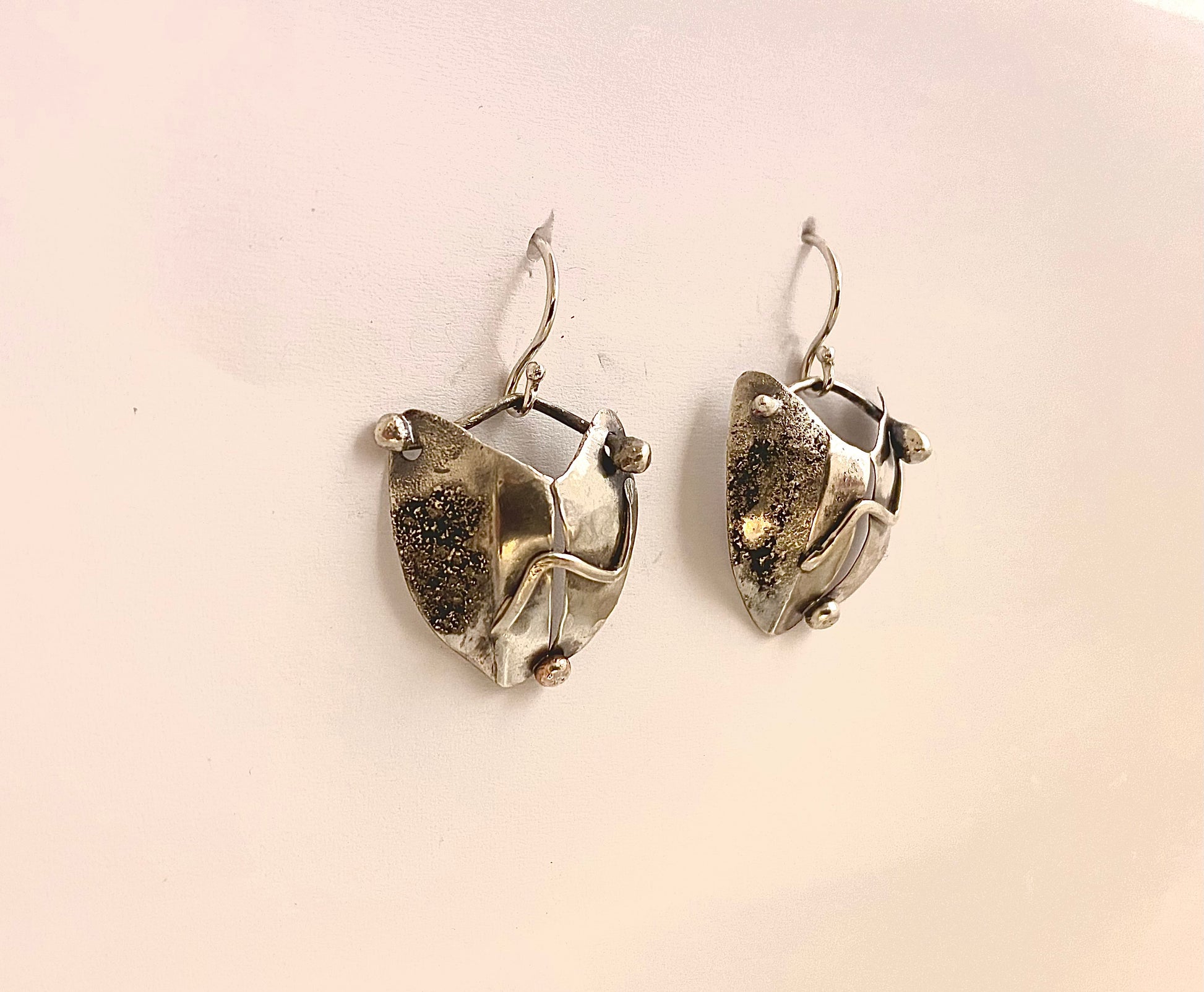 BROKENHEARTED Silver Earrings | Handmade Statement Jewelry | One-of-a-kind earrings |Hand-forged