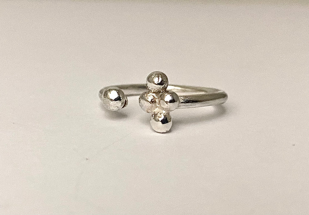 TAKE FIVE | Silver Granulation Ring | After Eleven