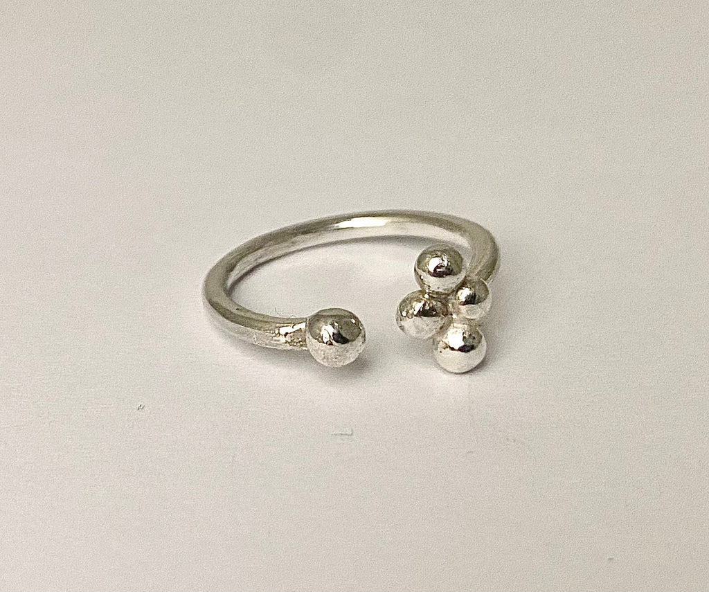 TAKE FIVE | Silver Granulation Ring | After Eleven