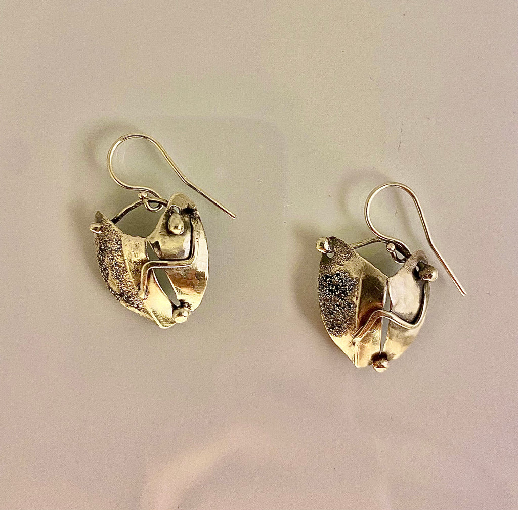 BROKENHEARTED Silver Earrings | Handmade Statement Jewelry | One-of-a-kind earrings |Hand-forged