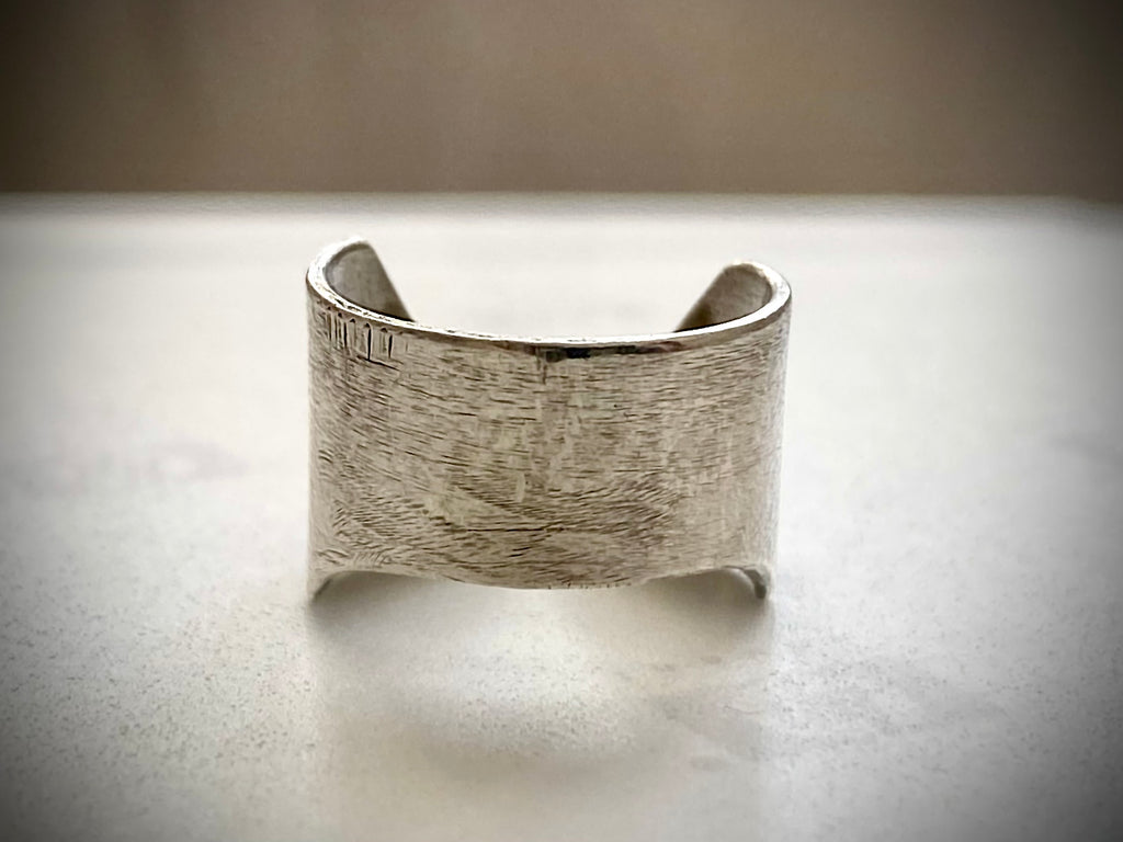 SHIFT RING – Handmade Adjustable Sterling Silver Statement Ring