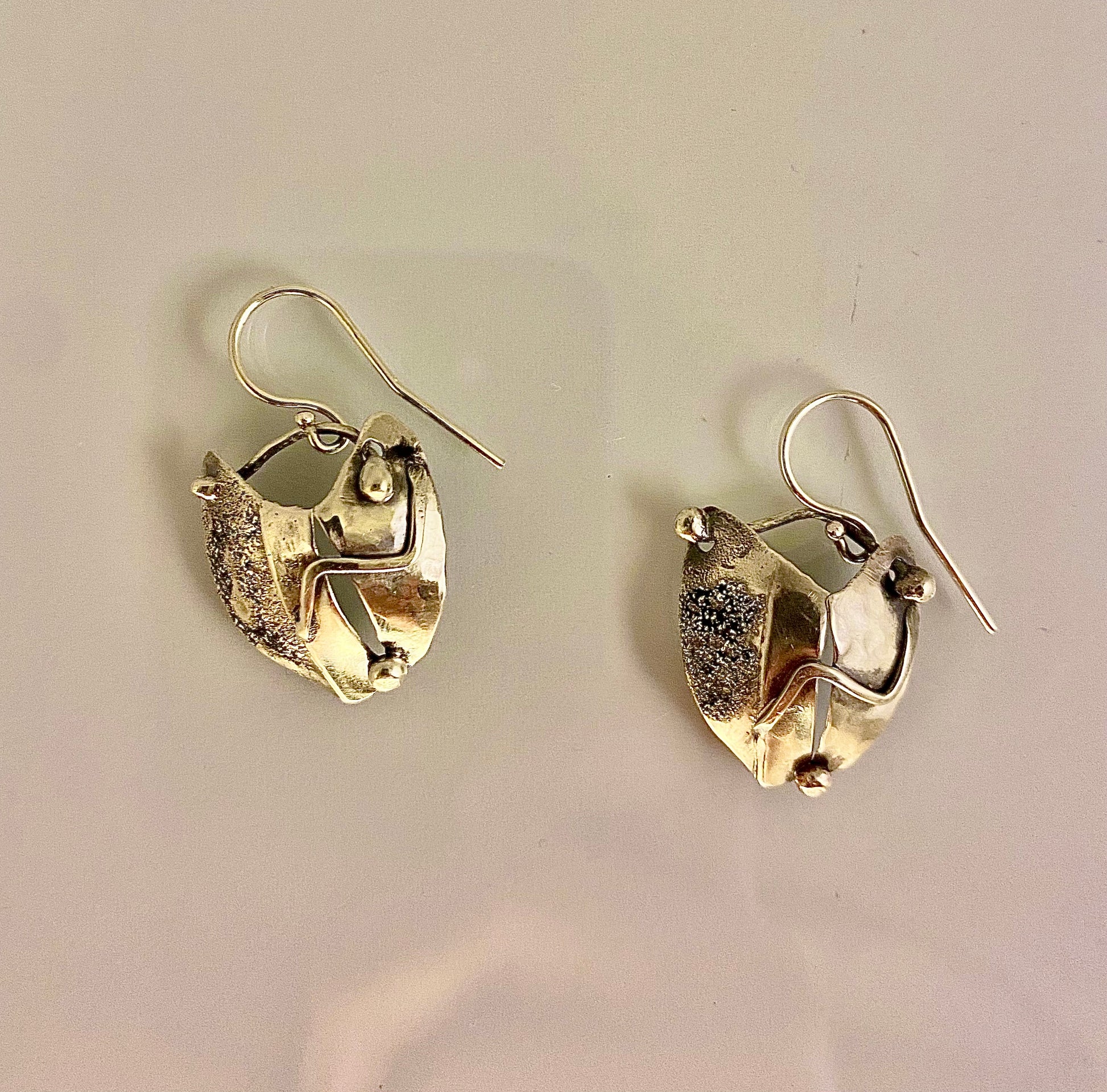BROKENHEARTED Silver Earrings | Handmade Statement Jewelry | One-of-a-kind earrings |Hand-forged