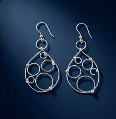 ECLIPSE | Contemporary Sculptural Silver Earrings